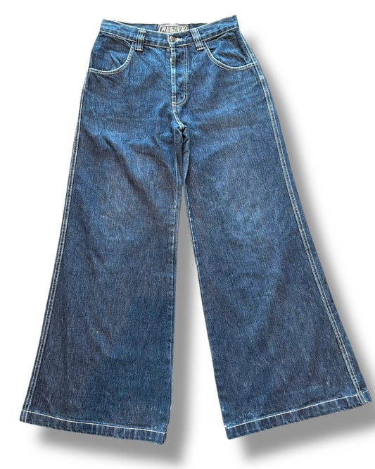 Y2k Resina Streetwear Women’s Baggy Denim Pants Size 26 to 28